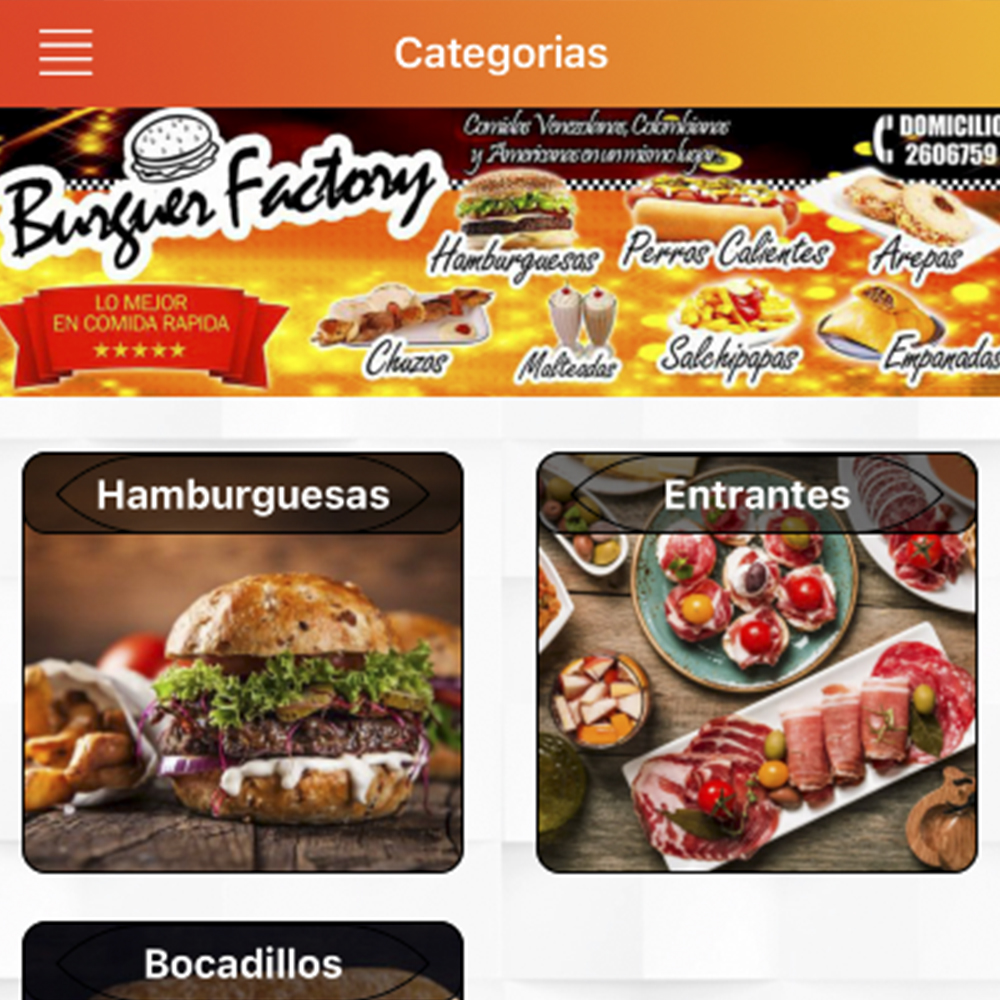 App iOS para realizar pedidos